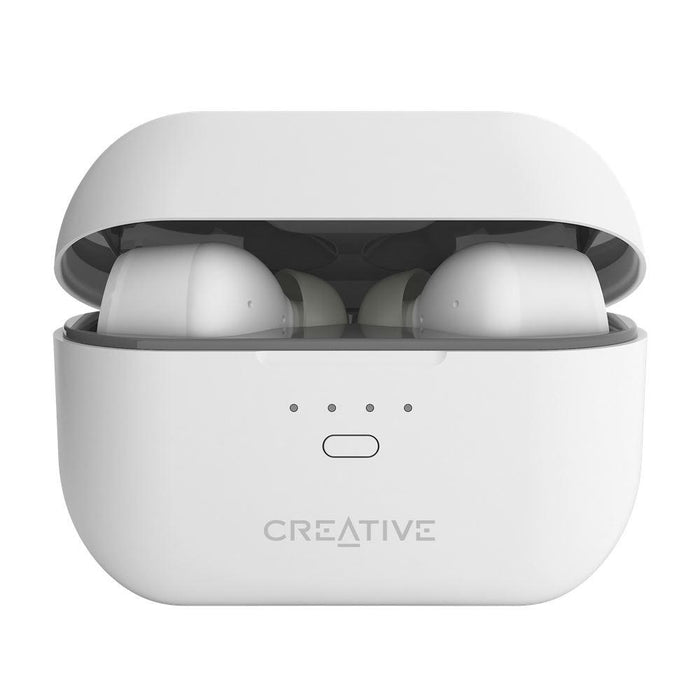Bluetooth headphones-plugs Creative Zen Air Pro - White, ANC