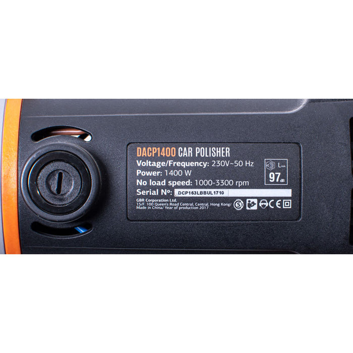 POLISHING MACHINE DAEWOO DACP 1400 1400 W, 180 mm