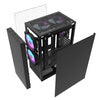 Darkflash A290 computer case (black) + 3 fans