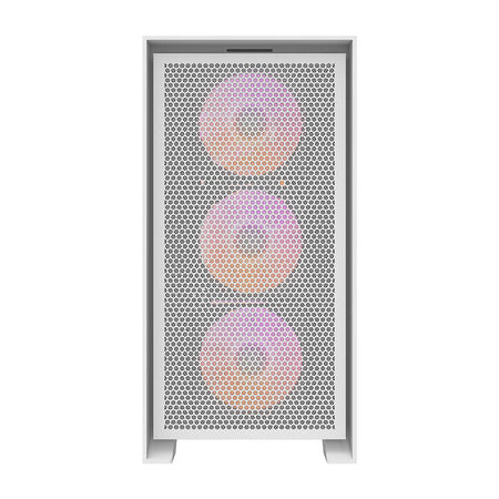 Darkflash DRX70 MESH computer case (white) + 4 RGB fans