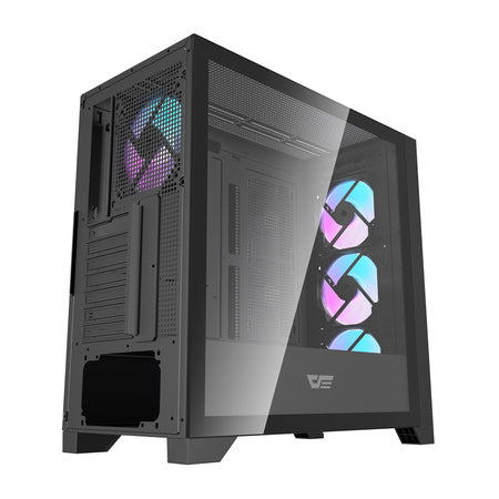 Darkflash DRX90 glass computer case (black)