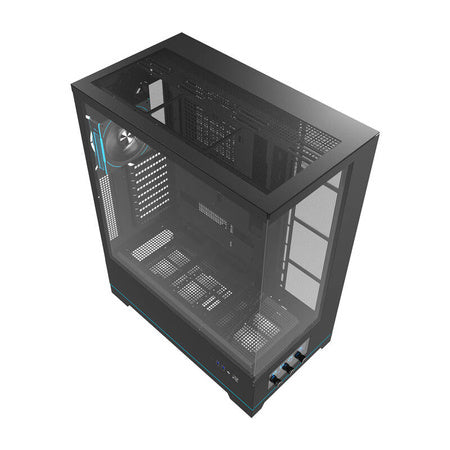Darkflash DY451L PRO computer case (black) + 1 fan