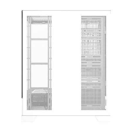 Darkflash DY451L PRO computer case (white) + 1 fan