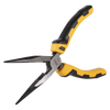 Long Nose Pliers 8" Deli Tools EDL2108 (yellow)