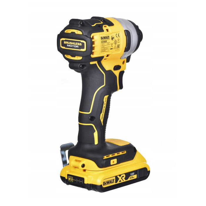 BATTERY BRUSHLESS IMPACT DRIVER DEWALT DCF809D2T-QW SET 18 V, 190.00 nm, NUMBER OF BATTERIES 2, 2.00 Ah, SUITCASE