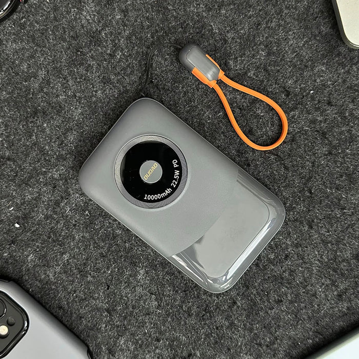 Powerbank Dudao K21 Mini 10000mAh 22.5W USB-A / USB-C - gray