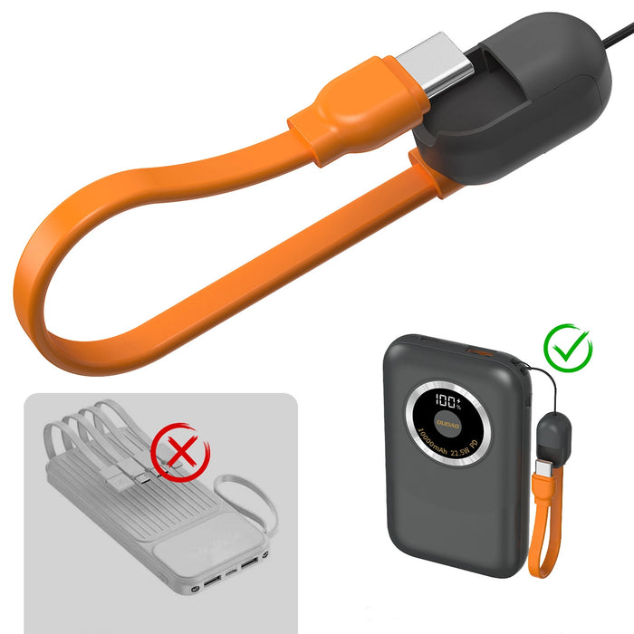 Powerbank Dudao K21 Mini 10000mAh 22.5W USB-A / USB-C - gray