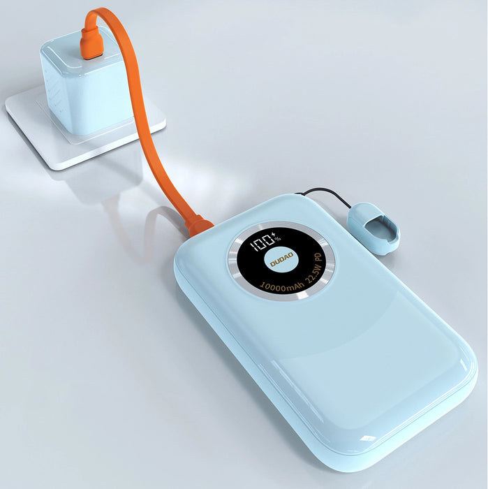 Powerbank Dudao K21 Mini 10000mAh 22.5W USB-A / USB-C - blue