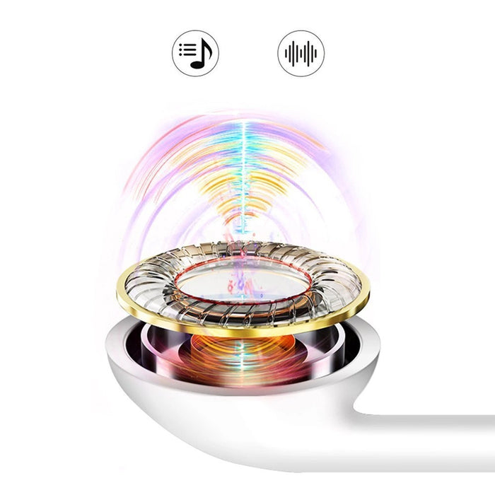 Dudao in-ear wired mini jack 3.5mm headset white (X10S white)