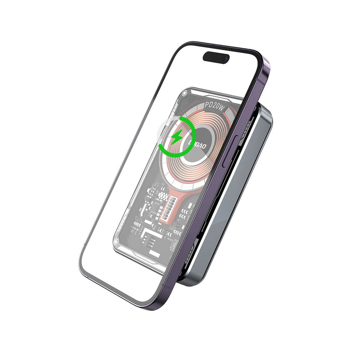 Dudao TGK1 power bank with MagSafe wireless charger 20W 10000mAh black (TGK1-black)