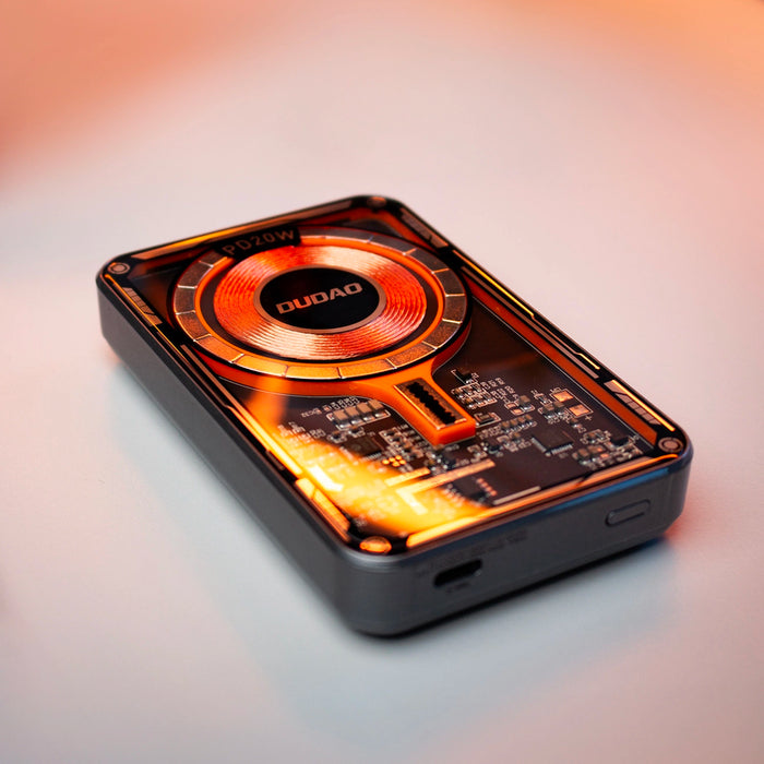 Dudao TGK1 power bank with MagSafe wireless charger 20W 10000mAh black (TGK1-black)