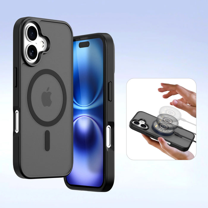 Dux Ducis Lawa Leather Case for iPhone 16 - Black