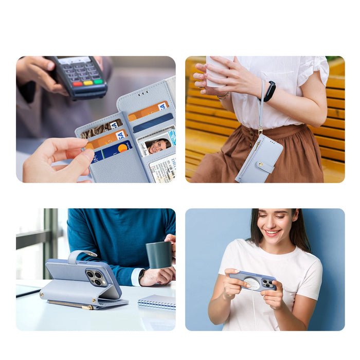 Dux Ducis Lawa Leather Case for iPhone 15 - Blue