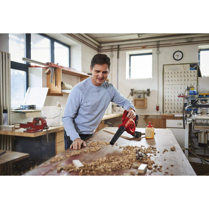 BATTERY Broom EINHELL TE-CB 18/180 Li 18 V, MAXIMUM BLOWING SPEED 180 km/h