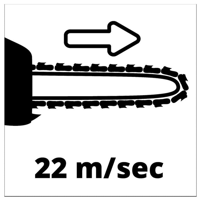 CHAINSAW EINHELL GC-PC 1335/1 I SET 37.2 cm3, 1.74 HP, BAR LENGTH 35.00 cm