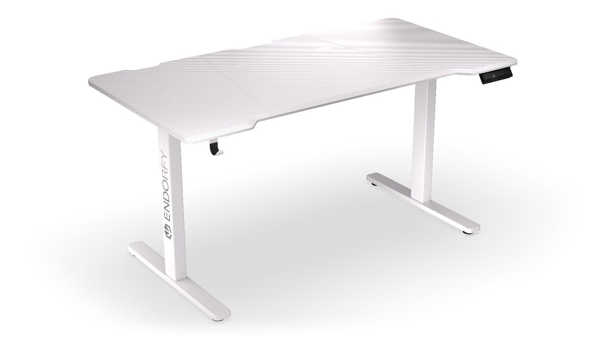 ENDORFY Gaming Desk - Atlas L Electric - Onyx White