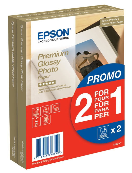 Paper Epson Premium Glossy Photo Paper 10x15cm C13S042167