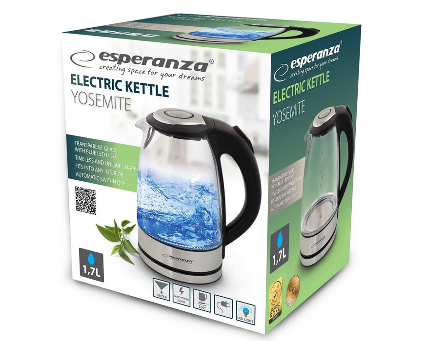 Esperanza EKK012 Electric kettle 1.7 L Black, Multicolor 2200 W