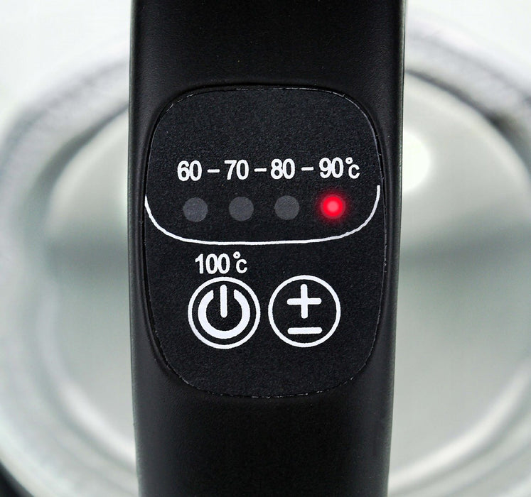 Esperanza EKK027 electric kettle 1.7 L 2200 W Black, Transparent