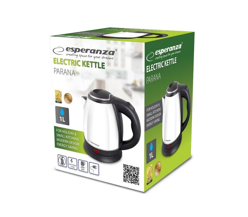 Esperanza EKK128W Electric kettle 1 L Black,White 1350 W