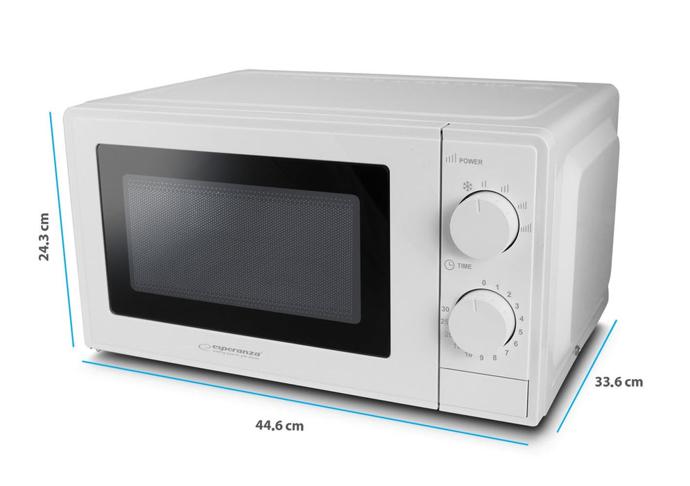Esperanza ESTOFADO White Solo microwave Countertop 20 L 700 W