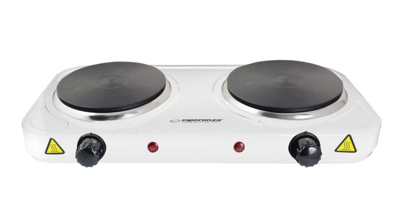 Esperanza COTOPAXI White Countertop Sealed plate 2 zone(s)