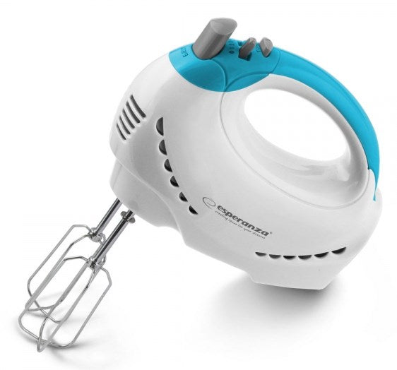 Esperanza EKM010 mixer Hand mixer 300 W Light Blue, White