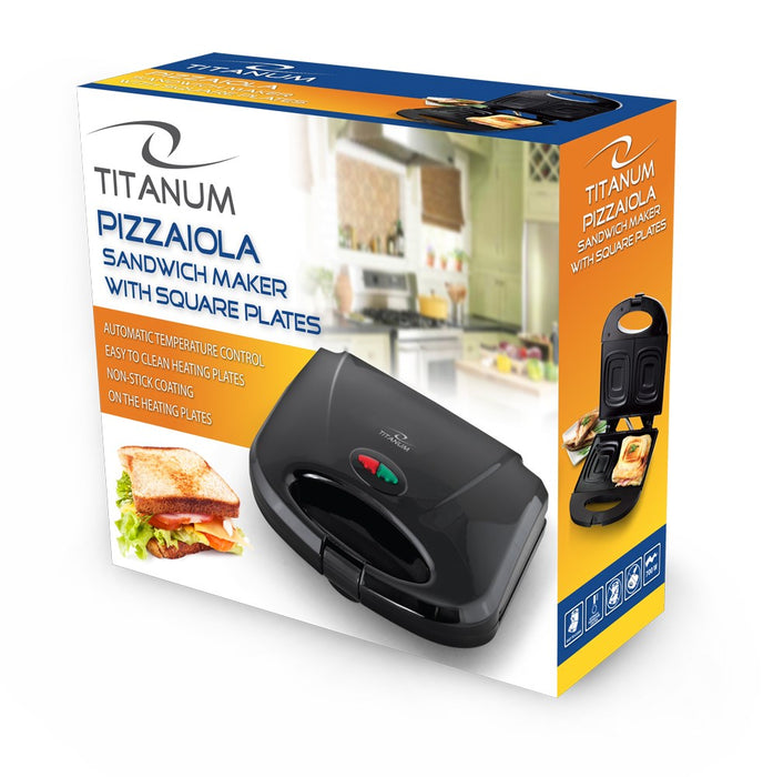 TITANUM TKT005K sandwich maker 700 W Black