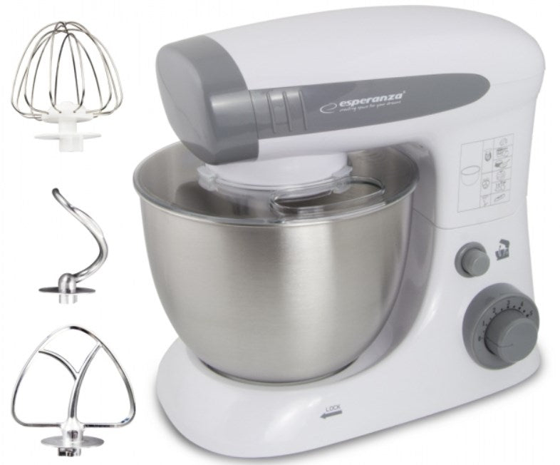 Esperanza EKM024 mixer Stand mixer 800 W Grey