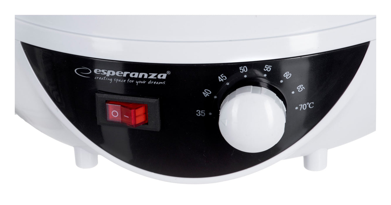 Esperanza EKD002 food dehydrator Black,Transparent,White 250 W