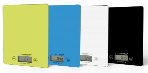 Esperanza EKS002G kitchen scale Electronic kitchen scale Green,Yellow Countertop Rectangle