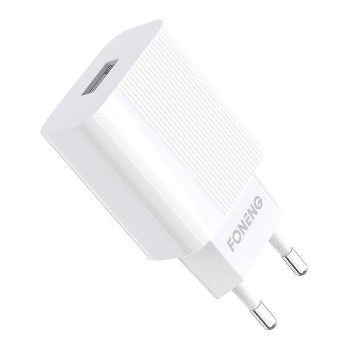 Fast charger Foneng EU28 12W, 1xUSB, QC 3.0 + Cable USB Micro