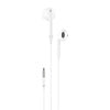 In-ear headphones, wired Foneng T34, mini jack 3.5mm, remote control (white)