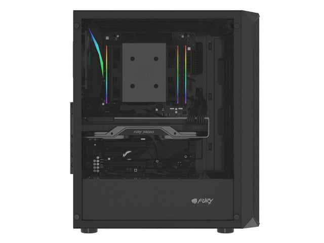 Fury PC Case Shobo SH4 Midi Tower, Window, Black