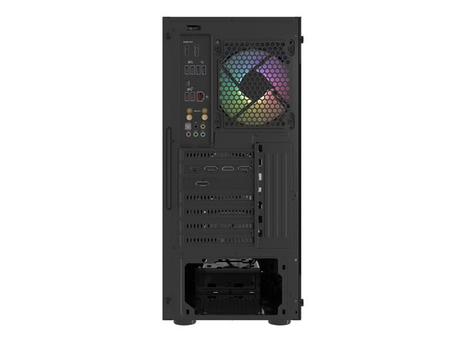 Fury PC Case Shobo SH4 RGB Midi Tower, Window, Black