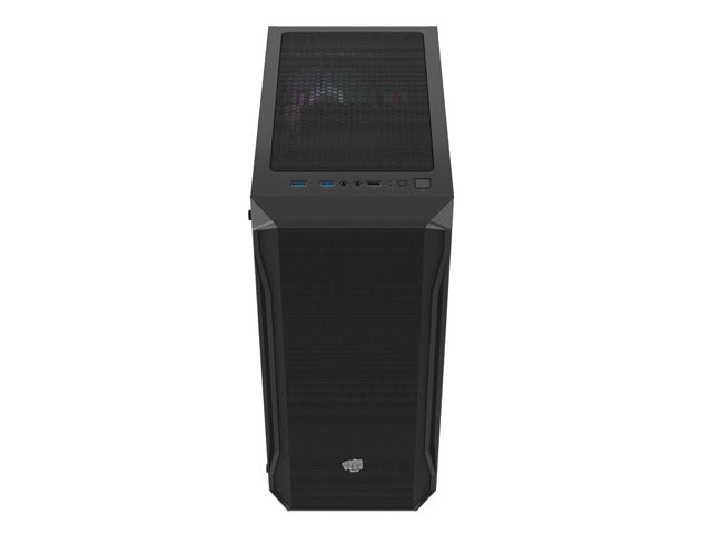 Fury PC Case Shobo SH4 RGB Midi Tower, Window, Black