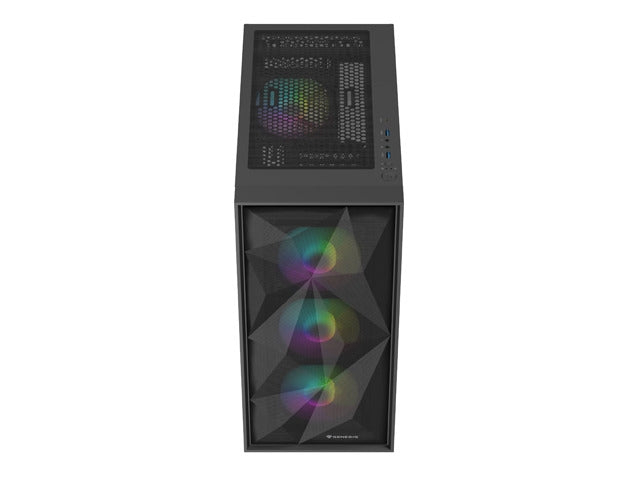 Genesis PC Case DIAXID 605 RGB Mini Tower Window, Black
