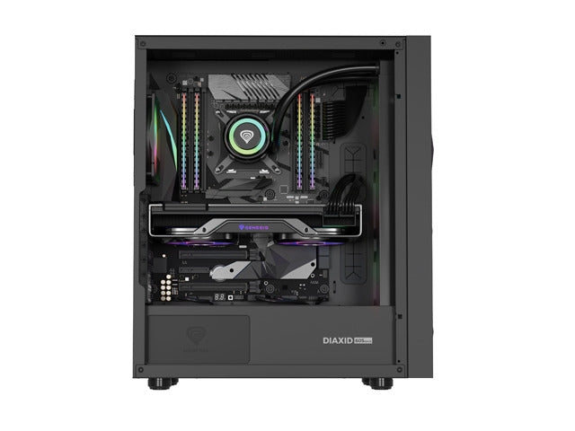 Genesis PC Case DIAXID 605 RGB Mini Tower Window, Black