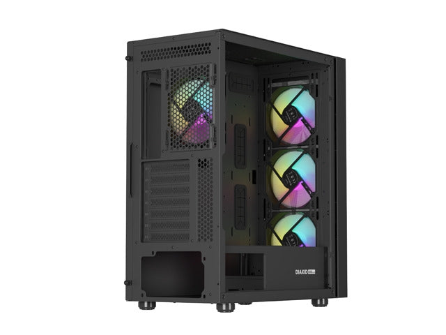 Genesis PC Case DIAXID 605 RGB Mini Tower Window, Black