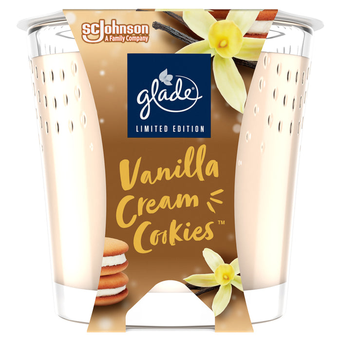 SCENTED CANDLE GLADE VANILLA CREAM COOKIES