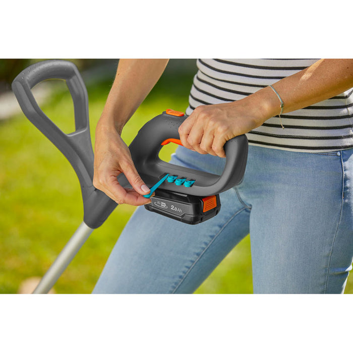 BATTERY TRIMMER GARDENA SMALLCUT 23/18 P4A 18 V, WITHOUT BATTERY AND CHARGER, CUTTING WIDTH 23.00 cm
