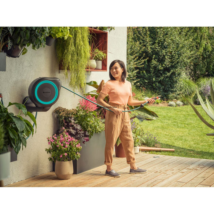 WALL BOX WITH HOSE ROLLUP S 1/2" 15M GARDENA 18600-20