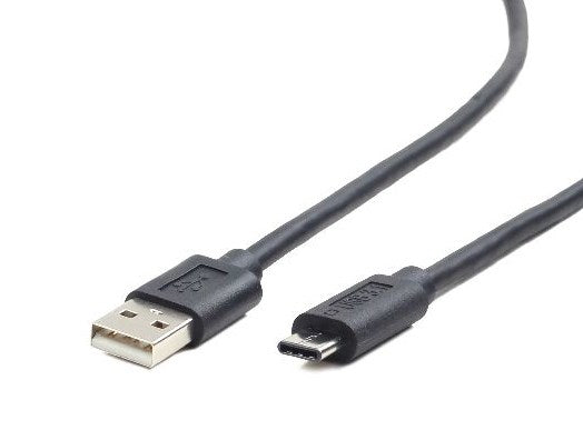Gembird USB-A/USB-C, 1m USB cable USB 2.0 USB A USB C Black