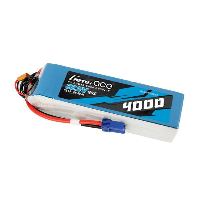 Gens Ace 4000mAh 22.2V 45C 6S1P battery