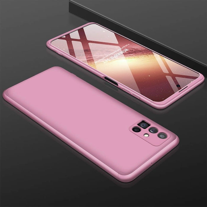 GKK 360 Protection Case Front and Back Case Full Body Cover Samsung Galaxy M51 pink
