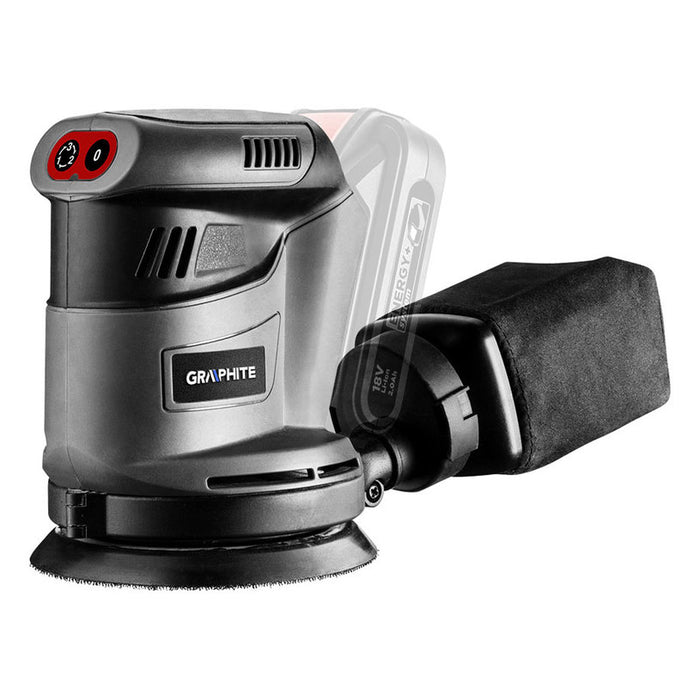 RECORDLESS ECCENTRIC GRINDER GRAPHITE 58G014 SOLO 125 mm