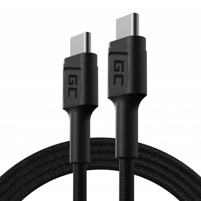 Green Cell KABGC30 USB cable USB 2.0 1.2 m USB C Black