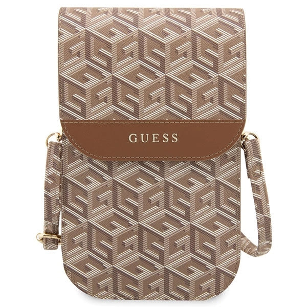 Guess Handbag GUWBHGCFSEW brown/brown GCube Stripe