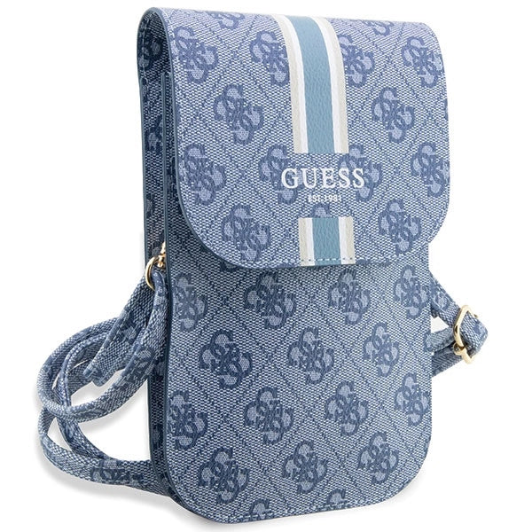 Guess handbag GUWBP4RPSB - blue 4G Stripes