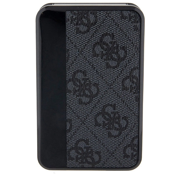 Guess Powerbank 18W GUPB10DP4GEGK 10000mAh black/black 4G Leather Metal Logo